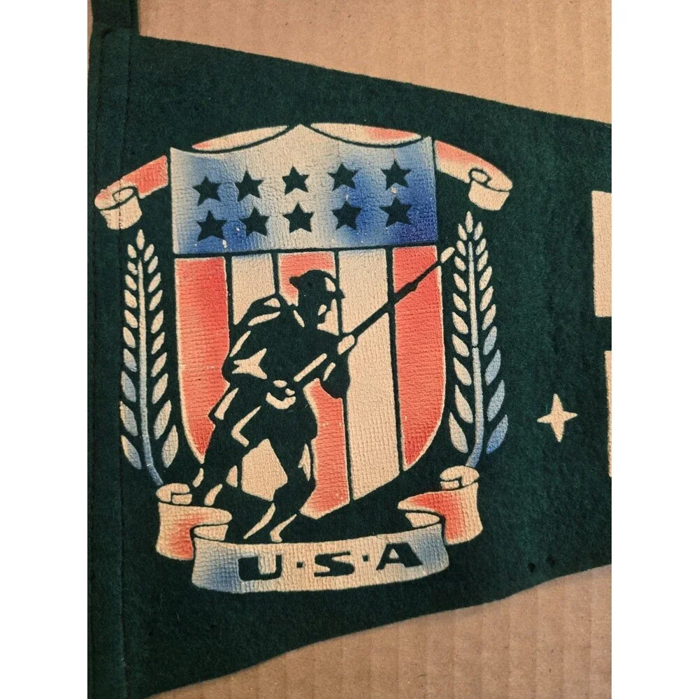 Russell Island Felt Pennant World War 2 Pacific Island US Naval Base 15